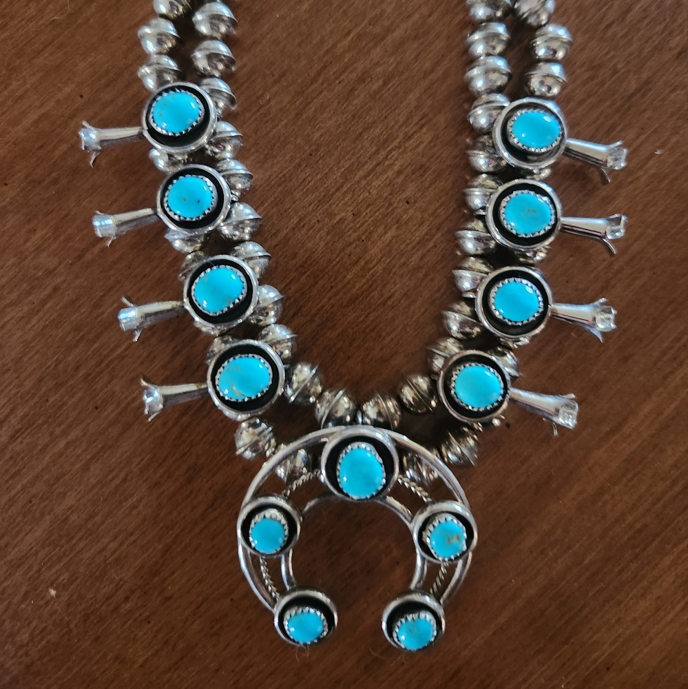Turquoise and Silver Necklace